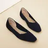 Zapatos de Princesa Zapatos Náuticos de Suela Blanda Tejidos Cuadrados de Una Sola Capa Zapatos de Mujer Tejido de Rollo de Huevo Zapatos Planos Tejidos de Vuelo Zapatos de Frijol Transpirables