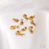 Retención de Color Oro de 18K Accesorios para Bolsos Color Mate Broche de Langosta Pulsera Collar Conexión Hebilla de Resorte en Espiral DIY Material Oro Arena