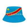 2027 Copa Africana Sombrero de Pescador Unisex Protección Solar Sombrilla Sombrero Cubo Evento de Fútbol Bandera Africana Sombrero de Aficionado
