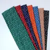 Tejido de seda coreana de alta calidad, estampado floral pequeño, adecuado para vestidos, faldas y cheongsams, un tejido de gasa fresco y delicado para mujer