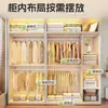 Armario de Acero Three Arrows para Dormitorio del Hogar Montaje Sencillo Gabinete de Almacenamiento para Habitación de Alquiler Modelo Nuevo 2026 Perchero Metálico para Ropa de Niños