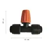 Nuevo Conector Rápido de Riego Integrado de Tres Vías de Ocho Agujeros Gotero de Conector Rápido Fuente de Conector Rápido Atomización de Conector Rápido Gotero de Compensación de Presión de Conector Rápido