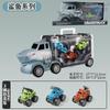 Ventas Calientes Transfronterizas Coche Contenedor de Juguete de Dinosaurio para Niños Tiranosaurio Rex Coche de Almacenamiento Coche de Retroceso Regalo para Niño