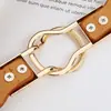 Reductor de cintura elástico de estilo coreano para mujer, Cinturón decorativo ajustado para vestidos, Reductor de cintura versátil y simple