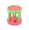 Juguete para Gato Plástico Campana Tambor Flor Burla Gato Auto-Entretenimiento Color a Juego Hueco Bola de Sonido Gatito Interactivo Suministros para Mascotas