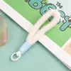 Novo Lanyard Curto de Pelúcia Colorido para Celular Pingente de Boneca Chaveiro Decoração de Bolsa Capa de Celular Acessórios Fábrica