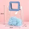 Bolsas de Mano Transparentes de PVC en Stock con un Toque de Lujo para el Festival del Medio Otoño, Día Nacional, Bolsas de Regalo de Cumpleaños y Bolsas de Mano de Plástico para Bodas