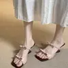 Sandalias de Cuña con un Solo Tirante y Lazo Estilo Hada para Mujer, Nuevo Modelo 2026, Versátiles y Elegantes, Perfectas con Faldas