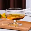 Taza de Martini de Pie Corto Ins Casual Elegante de Barra de Bar Alta Calidad Taza Alta para Pudín Taza de Postre Taza para Helado