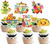 Decoração de Festa Mexicana para Cupcake, Plug-in de Carnaval, Bebê Recém-nascido, Decoração Clássica para Bolo