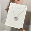 Collar de plata de ley S925 con cadena de seguridad para mujer, colgante con diseño de nicho, cadena de clavícula, collar de moda, regalo para novia.