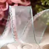 Cinta de Corea del Sur moño diy accesorios para el cabello ropa sombrero de copa accesorios para empaque de ramo borde medio de la oreja rayado cinta de nieve