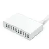 Cargador de Teléfono Móvil 10 USB 60W Regulaciones de EE. UU., Regulaciones Europeas, Regulaciones del Reino Unido, Regulaciones Australianas, Cabezal de Carga Inteligente, Cabezal de Carga Plano Multipuerto