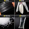Sacos Lisos de PE Feitos Sob Medida para Embalagem de Roupas e Acessórios, Sacos Transparentes de Filme à Prova d'Água e de Umidade, Espessados de Alta Pressão, Fornecimento Transfronteiriço