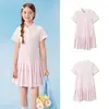 Vestido para Niña Balabala Vestido Infantil 2026 Verano Nuevo Estilo Niños Grandes Academia Tipo A Vestido Polo Dulce
