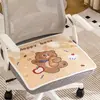 Cojín de Seda de Hielo, Cojín Lindo de Trasero de Panda, Cojín para Silla de Oficina que No da Calor en Verano, Cojín Fresco y Transpirable para Dormitorios de Estudiantes