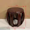 Banco de Bateria em Jacarandá Preto Indonésio, Sândalo Amarelo de Folha Larga, Jacarandá Africano, Banco Redondo Tradicional Chinês em Madeira Maciça, Mesa de Chá, Banco para Guzheng