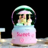 Transmisión en Vivo Decoración de Bola de Cristal con Espuma Sabor Naranja Regalos Adornos Creativos Decoración del Hogar Regalos Recomendados Venta al por Mayor
