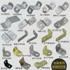 Ferramenta de Conexão para Móveis de Ferro Colorido em Ângulo Reto em L, Cantoneira em Z, Cantoneira Curva em Arco, Conector de Hardware para Cantos, Fixador Fixo de 90 Graus para Porta-Retrato com Parafusos