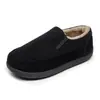 Botas de Nieve de Nuevo Estilo Transfronterizas Personalizadas Zapatos de Hombre Calzado Cálido con Felpa Zapatos de Pan para Hombre Perezoso Papá Zapatos Casuales de Algodón Mocasines