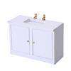 Lavabo de baño de juego Micro-food con 1:12 modelos de muebles casa de muñecas accesorios escena lavabo de baño