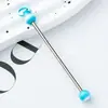 Nuevo Bastón Creativo para Hacer Joyería con Cuentas Color Degradado Colorido Llavero con Cuentas Bastón Accesorios Colgante En Stock Venta al por Mayor