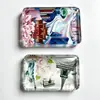 Imanes creativos de cristal para refrigerador, imanes magnéticos, pegatinas redondas de cristal personalizadas, decorativos, de viaje, recuerdos DIY