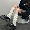 Calcetines de Punto de Color Sólido, Calcetines de Lana, Calcetines de Felpa, Calcetines Estilo Japonés Jk, Calcetines de Pantorrilla, Calcetines de Media Pantorrilla, Medias Lolita