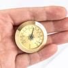 Termómetro para coche de 43 mm pequeño mini portátil de aguja movimiento mecánico sin batería humidor de puros cigarro