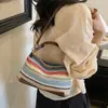 Bolso de Paja Tejida de Alto Estilo 2026 para Mujer, Estilo Vacaciones de Verano, Bolso Versátil de Hombro y Cruzado, Bolso de Mano para el Trabajo