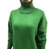 Ropa de mujer personalizada 2023 Nuevo suéter de fiesta europeo y americano suéter suelto de cuello alto cruzado de otoño e invierno