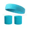 Fabricantes de equipo de protección deportiva conjunto combinado de cinta para el pelo tejida y muñequeras cinta para el pelo para deportes de fitness al aire libre selección de Amazon