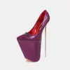 E-commerce Transfronteiriço Mais Vendido Modelo de Moda Adereço de Pose para Passarela Exibição para Transmissão ao Vivo Sapatos Femininos 25cm Salto Agulha Fino Altíssimo Scarpins