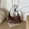 Moda internacional, bolsa de alta qualidade para o dia a dia de mulheres, nova coleção 2026, bolsa de ombro de grande capacidade, camurça, bolsa de ombro simples, bolsa transversal