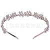 Simples headband prata simples fresco Lady ins luz luxo elegante headdress Sweet Diamond-incrustado headdress headband headband