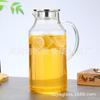 Hervidor de agua de vidrio resistente al calor, a prueba de explosiones y de alta temperatura, para enfriar jugos, botella de gran capacidad, para agua, olla de corbata, hervidor de agua engrosado.