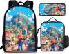 Mochila Escolar de Mario Mario Mario de Venta Caliente Transfronteriza Mochila Infantil Mochila de Dibujos Animados