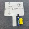 Placa KT em branco para escrever responder cartão de mão apagável cartão de pontuação para pontuar cartão para mostrar pontuação cartão para mostrar pontuação cartão de votação cartão de pontuação