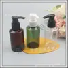 Botella con Bomba Hombro Inclinado 100ml Botella de Jabón de Manos Botella de Gel de Ducha 100ML Botella Ámbar Pico de Pato Botella Dispensadora de Champú