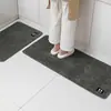 Alfombra de Cocina Larga Resistente a Manchas, Felpudo de Entrada de Baño, Alfombrilla Antideslizante para Inodoro, Alfombrilla Absorbente para Baño