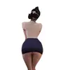 Lencería Sexy, Uniforme de Aeromoza Celebridad de Internet, Ropa Femenina Seductora, Falda Corta Ajustada a la Cadera, Atuendo Sexy para Discoteca, Uniforme de Sirvienta, Ropa de Dormir Apasionada