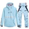 Nuevo traje de esquí de snowboard para hombres y mujeres, traje de invierno cálido y grueso, traje de esquí de estilo coreano, traje doble