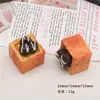 Accesorios de Resina para Manualidades de Dibujos Animados, Juguetes Realistas de Comida, Pastel, Helado, Pinzas para el Cabello, Llaveros, Accesorios para Colgantes