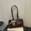 Moda de Verano 2026 de Alto Valor Diseño de Nicho Simple y Elegante Gran Capacidad Versátil Bolso de Hombro Bolso Cruzado