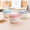 Tazón de Sopa Portátil para Estudiante Estilo Japonés Calentamiento en Microondas Tazón para Desayuno Taza para Desayuno Mini Lonchera Portátil Taza Ácida