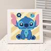 Animación de Dibujos Animados Nueva Pintura de Diamantes Kuromi DIY Juguetes de Pintura de Diamantes Hechos a Mano para Niños con Marco de Fotos Mesa Regalo