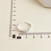 Anillo de Circonita Estilo Retro Francés para Mujer Lujo Ligero Sensación de Alta Gama Anillo de Dedo Moda Personalizado Anillo de Dedo de Comida Apertura Ajustable