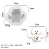 Molde de Aperto Desenho Animado DIY Descompressão Brinquedo de Comida Artificial Molde de Silicone Resistente a Altas Temperaturas Assar Mousse Bolo Molde Criativo