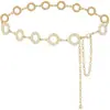 Novo produto transfronteiriço: corrente de cintura metálica versátil e fashion feminina com acessório de cintura de borboleta para decoração de vestido, tendência de venda direta da fábrica