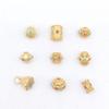 Cuentas de Transferencia Huecas de Oro Tradicionales, Cuentas Espaciadoras, Cuentas de Barril, Colgantes, Materiales para Tejido con Cuentas DIY, Accesorios, DIY de Estilo Chino